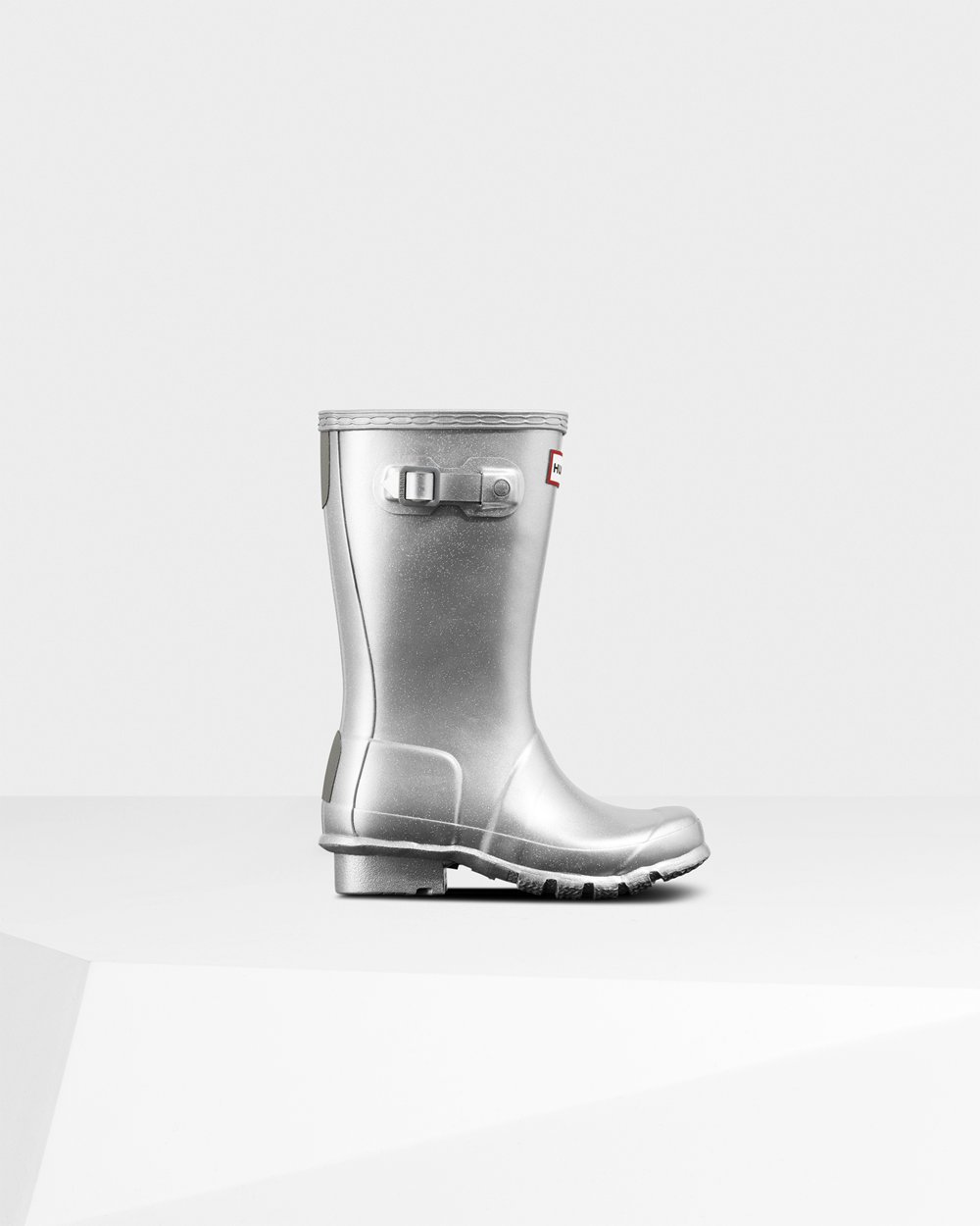 Hunter Original Big Cosmic Rain Boots - Online Store Kids Silver - IMNZBO264